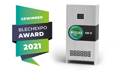 Mixgas - Gasmischer - Blechexpo 2021 Gewinner